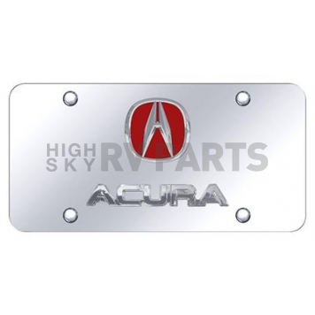 Automotive Gold License Plate - Acura Stainless Steel - DACURCC