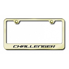 Automotive Gold License Plate Frame - Gold Stainless Steel - LFCHAEG