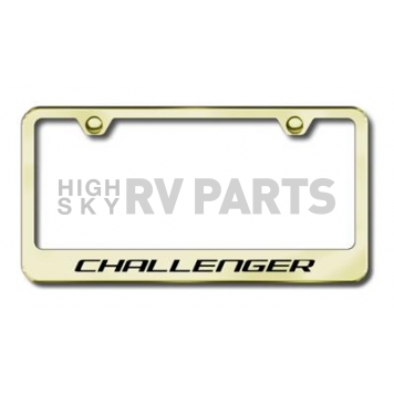 Automotive Gold License Plate Frame - Gold Stainless Steel - LFCHAEG