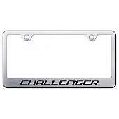 Automotive Gold License Plate Frame - Silver Stainless Steel - LFCHAES