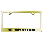 Automotive Gold License Plate Frame - Gold Stainless Steel - LFCHEEG