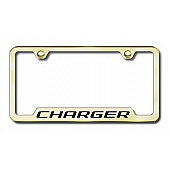 Automotive Gold License Plate Frame - Gold Stainless Steel - LFCHGEG