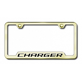 Automotive Gold License Plate Frame - Gold Stainless Steel - LFCHGEG