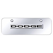 Automotive Gold License Plate - Dodge Stainless Steel - DODNCCM