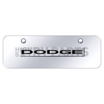 Automotive Gold License Plate - Dodge Stainless Steel - DODNCCM