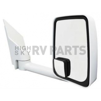 Velvac Exterior Mirror Manual Rectangular White - 715418