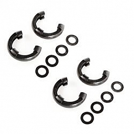 Rugged Ridge D-Ring Isolator - 7/8 Inch Black Polyurethane Set Of 4 Isolators/ 8 Washers - 1123570