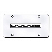 Automotive Gold License Plate - Dodge Stainless Steel - DODNGC