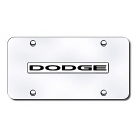 Automotive Gold License Plate - Dodge Stainless Steel - DODNGC