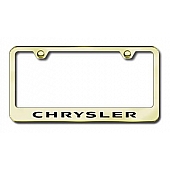 Automotive Gold License Plate Frame - Gold Stainless Steel - LFCHREG