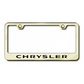 Automotive Gold License Plate Frame - Gold Stainless Steel - LFCHREG