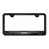 Automotive Gold License Plate Frame - Black Stainless Steel - LFCHRLEB