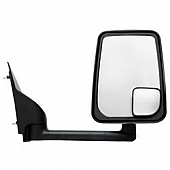 Velvac Exterior Mirror Remote Rectangular Black - 715420
