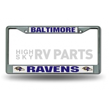 POWERDECAL License Plate Frame - Baltimore Ravens Plastic - FC0704