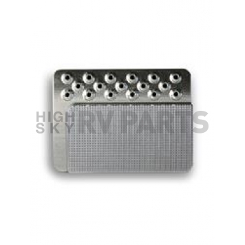 Lokar Performance Brake Pedal Pad - Aluminum Black - XBAG6197