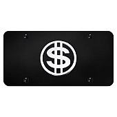 Automotive Gold License Plate - Dollar Stainless Steel - DOLCB