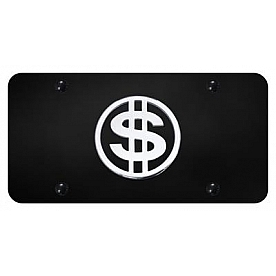 Automotive Gold License Plate - Dollar Stainless Steel - DOLCB
