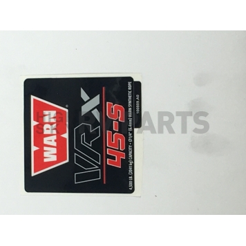 Warn Winch Label 100994-6
