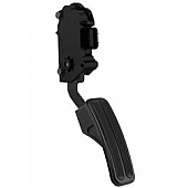 Lokar Performance Accelerator Pedal Pad - Aluminum With Rubber Pad Black - XDBW6200