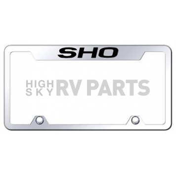 Automotive Gold License Plate Frame - Silver Stainless Steel - TFSHOEC