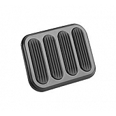 Lokar Performance Brake Pedal Pad - Steel Black - XSG6017