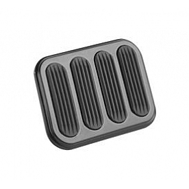 Lokar Performance Brake Pedal Pad - Steel Black - XSG6017