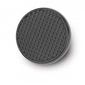 Lokar Performance Brake Pedal Pad - Steel With Rubber Insert Black - XSPO6071