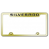 Automotive Gold License Plate Frame - Gold Stainless Steel - TFSILEG