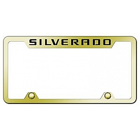 Automotive Gold License Plate Frame - Gold Stainless Steel - TFSILEG