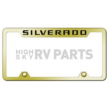 Automotive Gold License Plate Frame - Gold Stainless Steel - TFSILEG