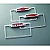 All Sales License Plate Frame - Flames Aluminum Silver - 84115P