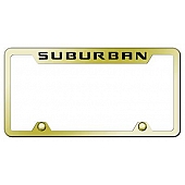Automotive Gold License Plate Frame - Gold Stainless Steel - TFSRBEG