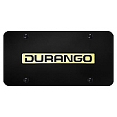 Automotive Gold License Plate - Durango Stainless Steel - DURNGB