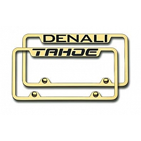 Automotive Gold License Plate Frame - Gold Stainless Steel - TFTAHEG