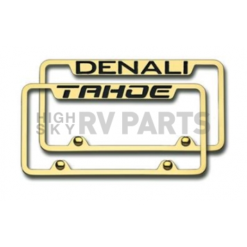 Automotive Gold License Plate Frame - Gold Stainless Steel - TFTAHEG