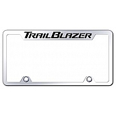 Automotive Gold License Plate Frame - Silver Stainless Steel - TFTRLEC