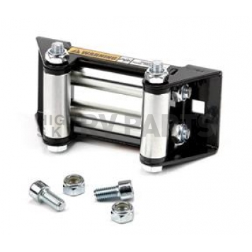 Warn Winch Fairlead - Roller Black And Silver - 100965