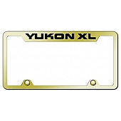 Automotive Gold License Plate Frame - Gold Stainless Steel - TFYXLEG