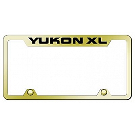 Automotive Gold License Plate Frame - Gold Stainless Steel - TFYXLEG