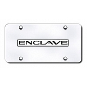 Automotive Gold License Plate - Enclave Stainless Steel - ENCNCC