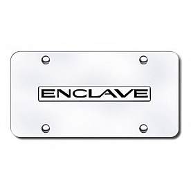 Automotive Gold License Plate - Enclave Stainless Steel - ENCNCC