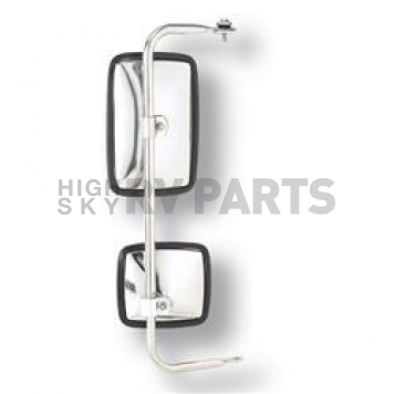 Grote Industries Exterior Mirror Manual Rectangular Silver Single - 28453