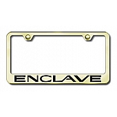 Automotive Gold License Plate Frame - Gold Stainless Steel - LFENCEG