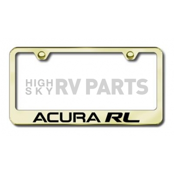 Automotive Gold License Plate Frame - Gold Stainless Steel - LFARLEG