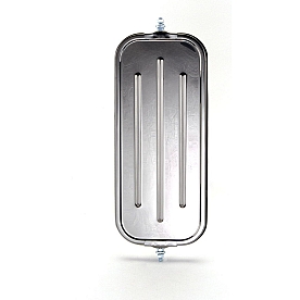 Grote Industries Exterior Mirror Manual Rectangular Silver Single - 16093