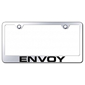 Automotive Gold License Plate Frame - Silver Stainless Steel - LFENVEC