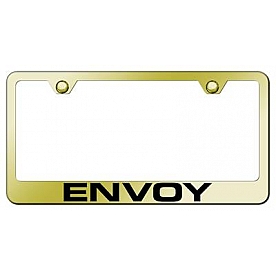 Automotive Gold License Plate Frame - Gold Stainless Steel - LFENVEG