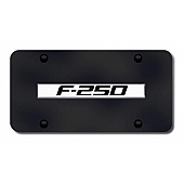 Automotive Gold License Plate - F-250 Logo Stainless Steel - F25CB