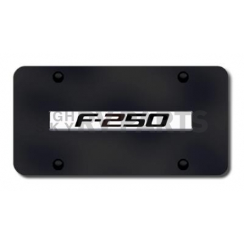 Automotive Gold License Plate - F-250 Logo Stainless Steel - F25CB