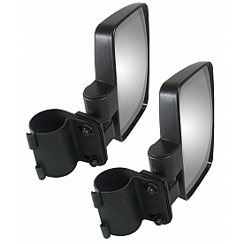 CIPA USA Exterior Mirror Rectangular Manual Black Single - 01139